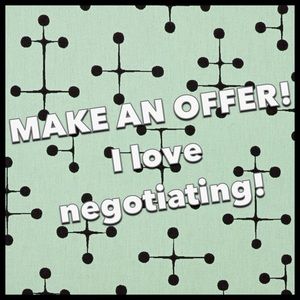 Like an item? Make an offer!